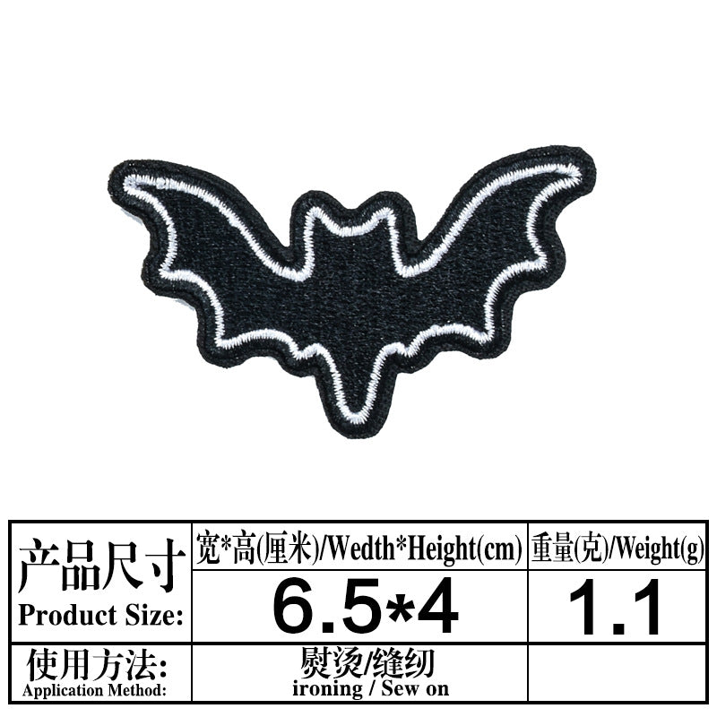 Wholesale Green caterpillar embroidered round-faced monkey and bee patch  OLY Exclusive