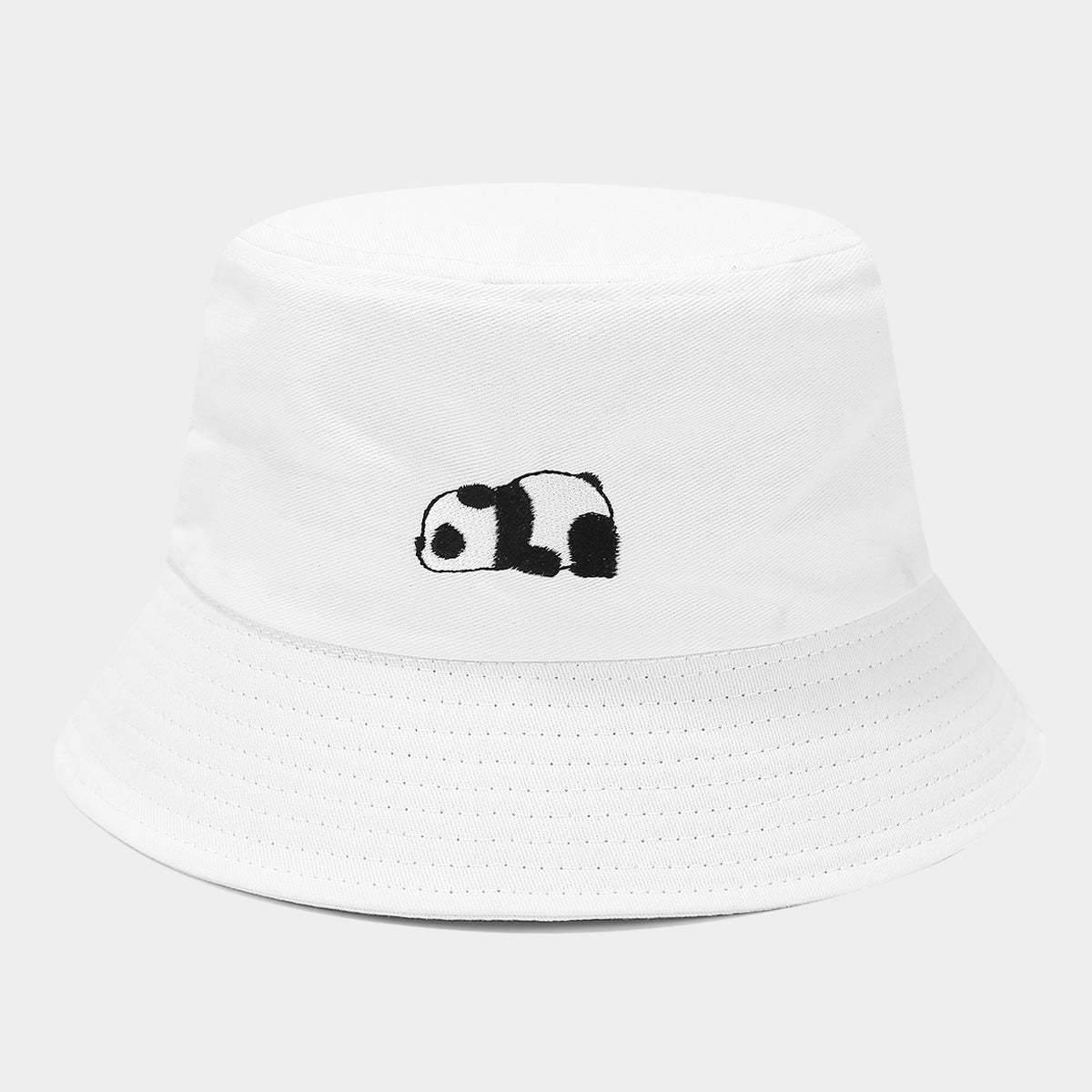 Wholesale Red Panda Embroidered Bucket Hat Summer Sun Hat