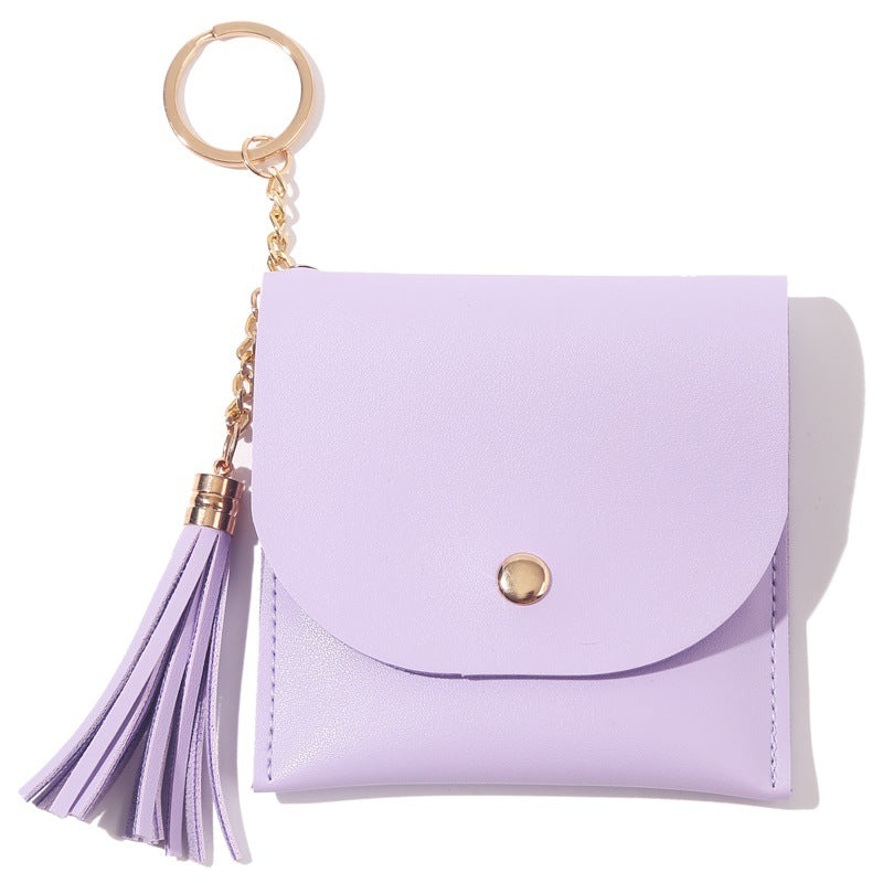Wholesale PU Tassel Card Bag, Wallet, Key Bag, Keychain