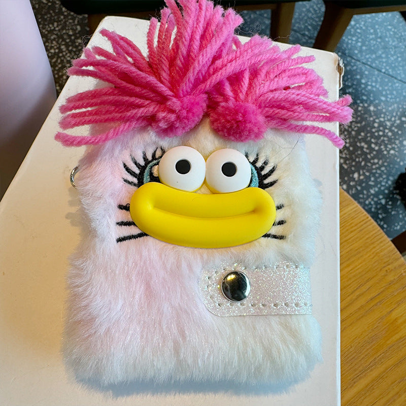 Wholesale Cute Journal Book High Color Value Girl' s Heart Plush Book Notebook