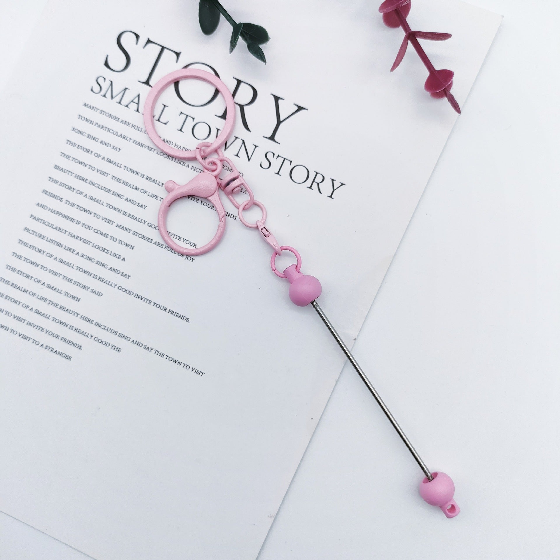 Wholesale DIY Personalized Baked Paint Color Cute Keychains