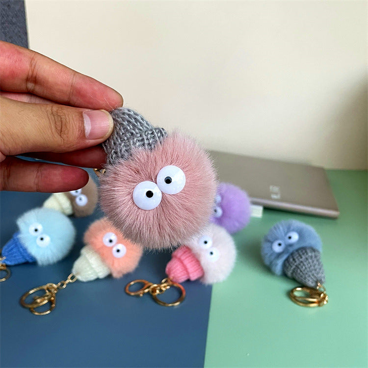 Wholesale Ugly Cute Small Briquette Keychain