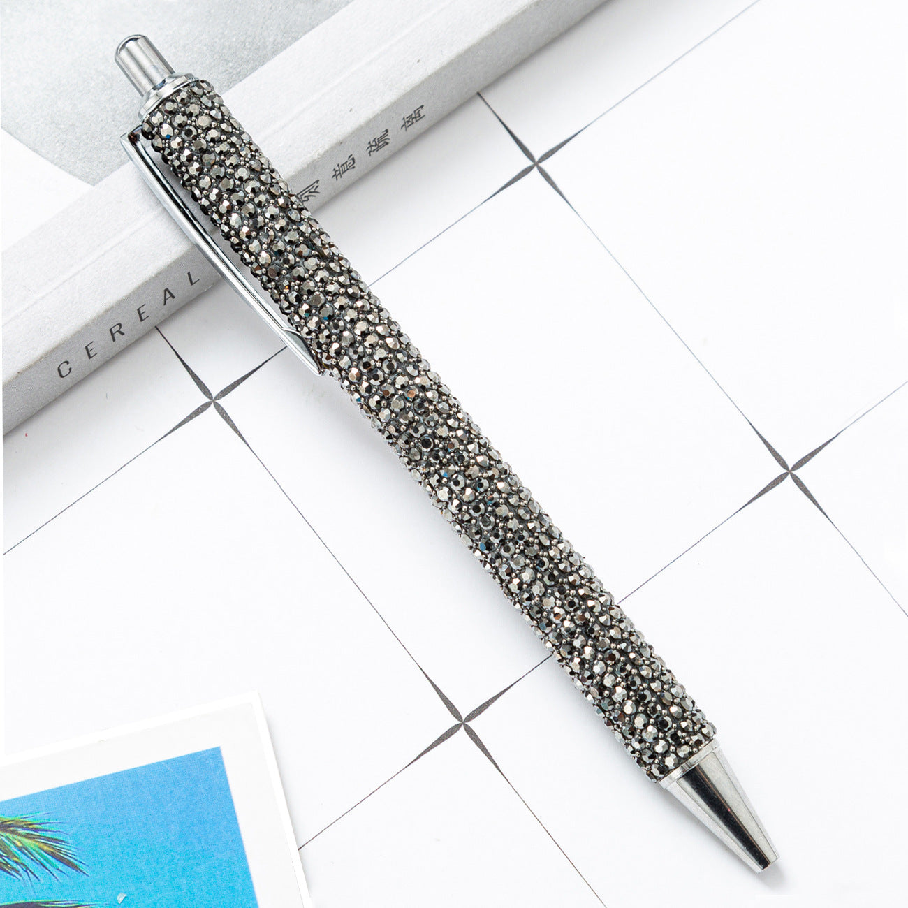 Wholesale Pressing Rhinestone Metal Pens
