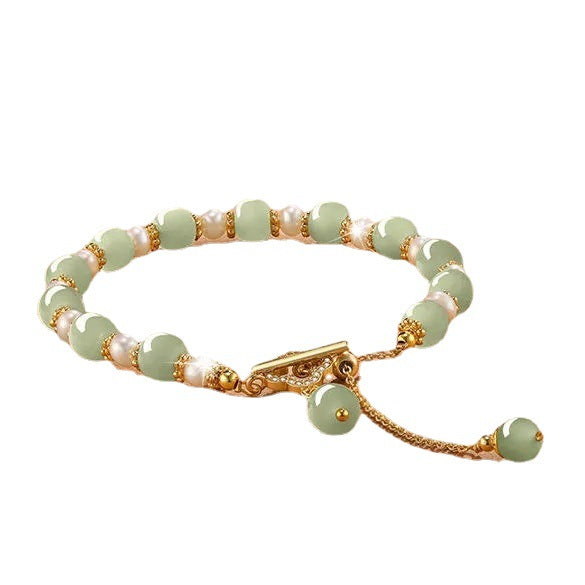 Wholesale Pearl Four Leaf Clover Bracelet