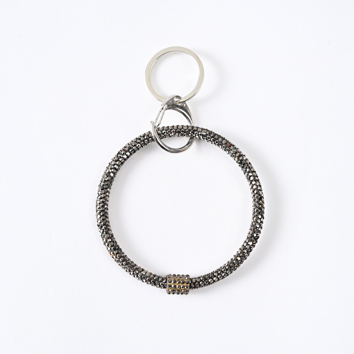 Wholesale rhinestone wrist silicone keychain