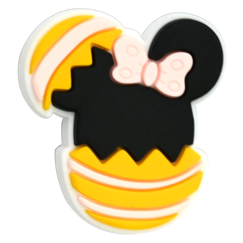 Wholesale  Random 100pcs/pack  Colorful Cartoon Series Soft Rubber Beads