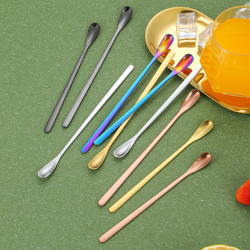 Wholesale  Small Bar Spoon Stainless Steel Mug Spoon