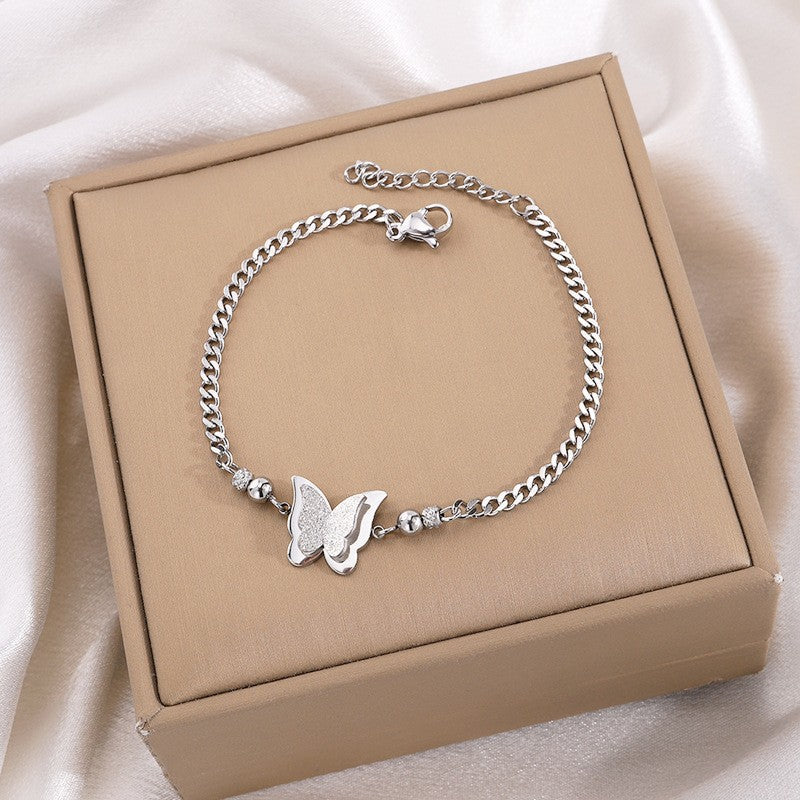 Wholesale Simple Love Titanium Steel Versatile Bracelet