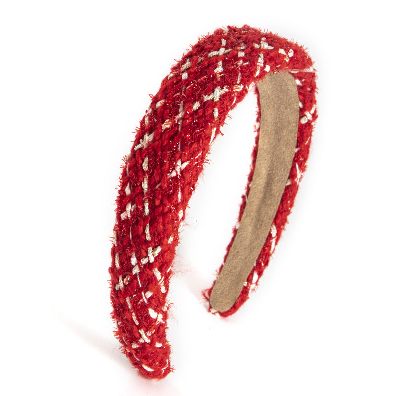 Wholesale Knitted High Headtop Sponge Press Hair High Grade Travel Headband