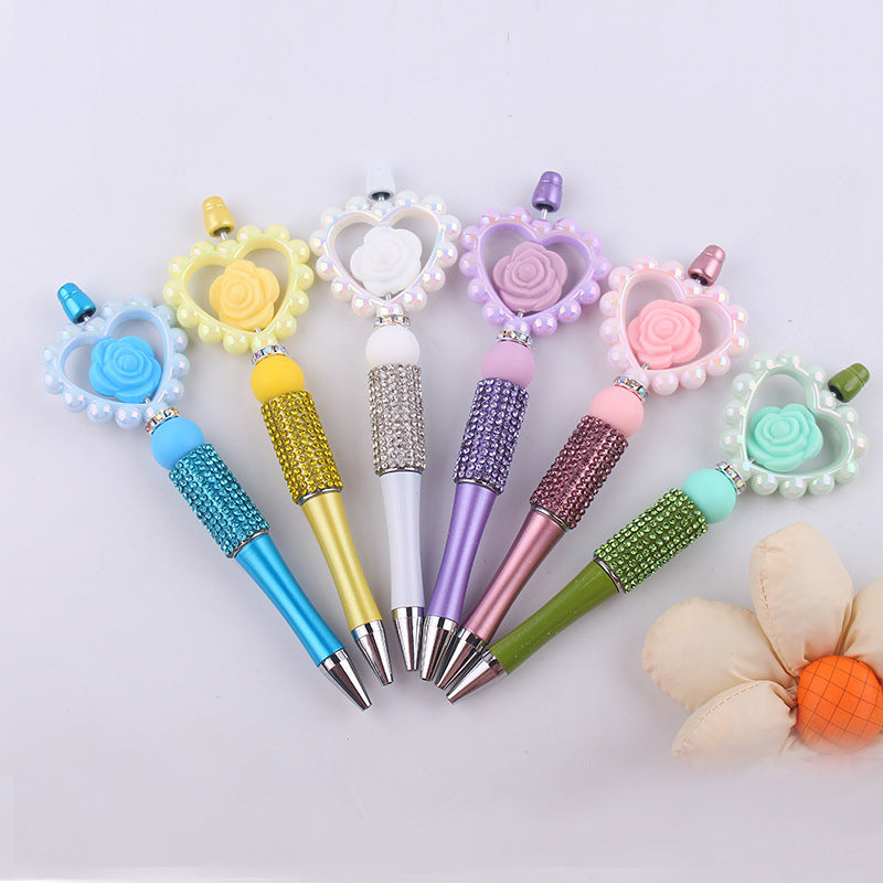Wholesale Beaded Pens Cartoon Silicone Beaded Pen