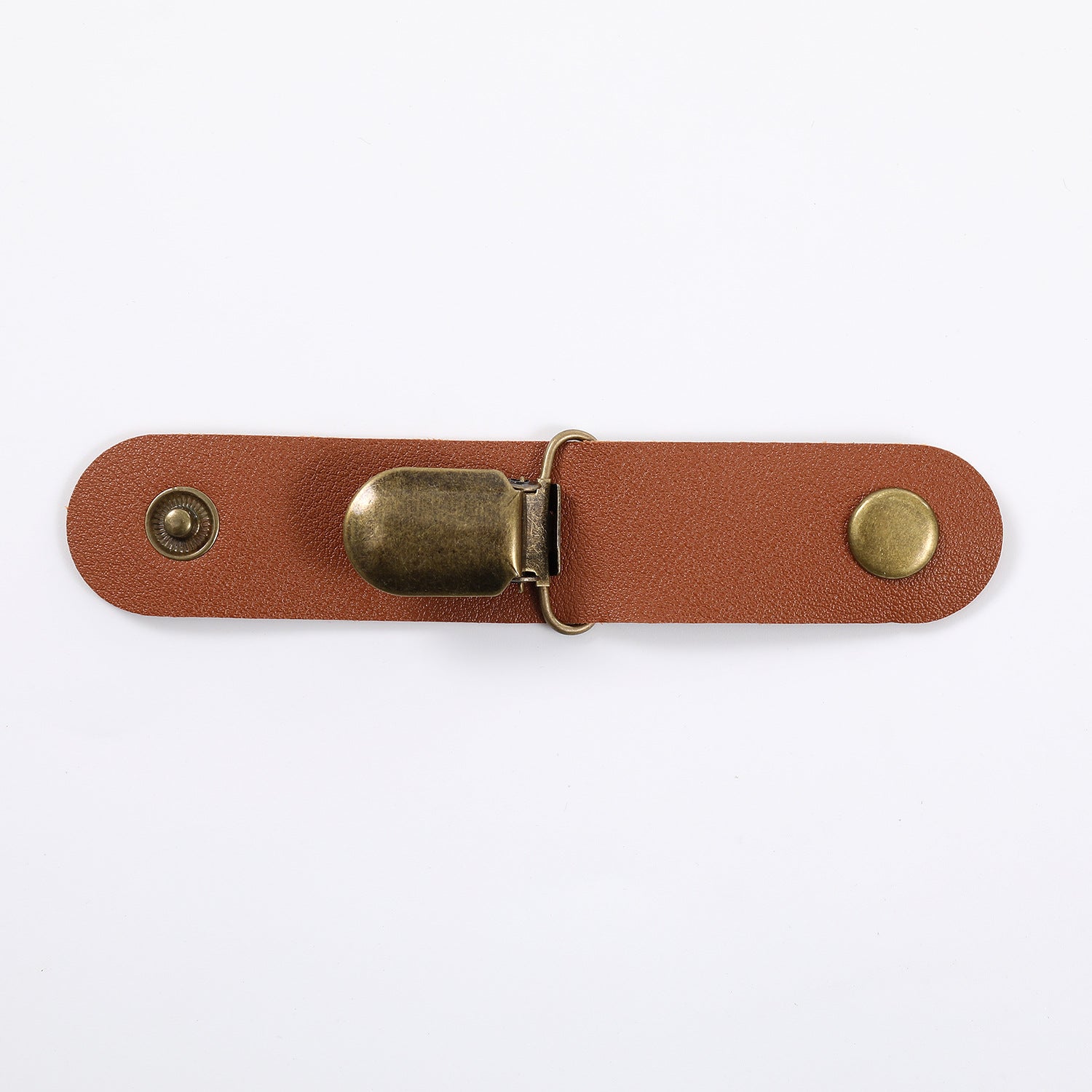 Wholesale 10PCS 2023 Sun Visor Clip Storage Clip PU Leather Multi-purpose Straw Hat Clip Accessories