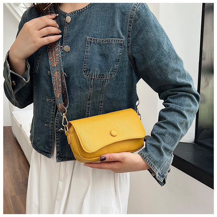 Wholesale Broadband PU Single Shoulder Crossbody Bag Cylinder