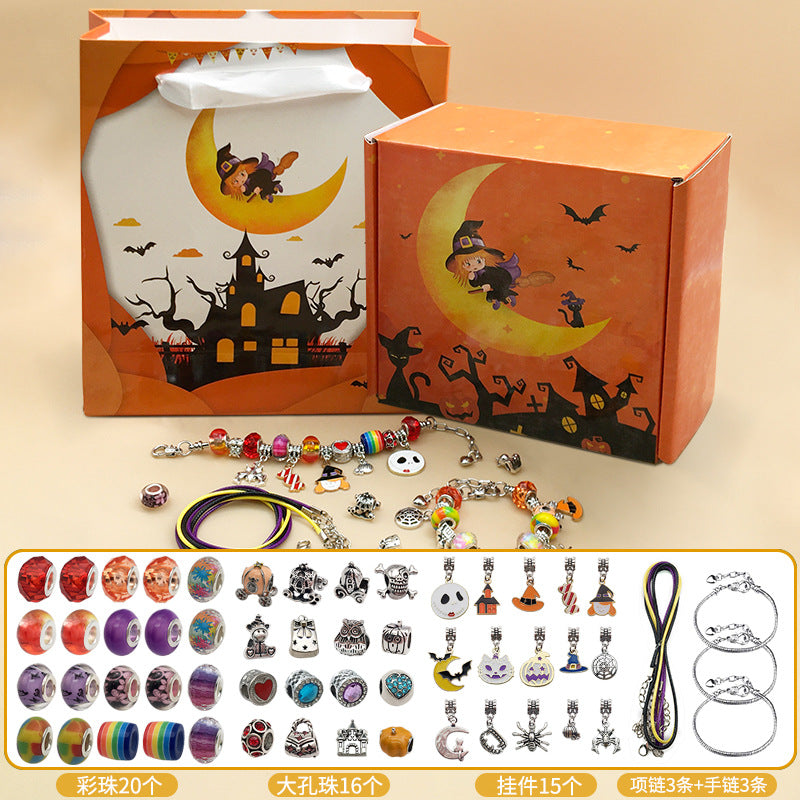 Wholesale 2PCS Halloween Kids Diy Alloy Bracelet