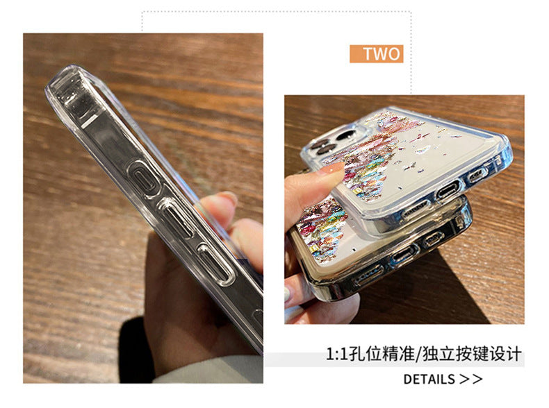 Wholesale Diamond Butterfly All-Inclusive Apple Phone Case