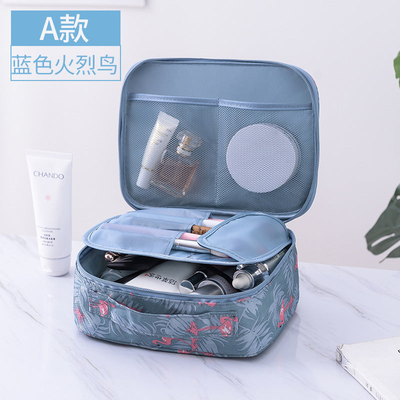 Wholesale Large Capacity Two-way Zipper Toiletry Bag Travel Portable Handbag