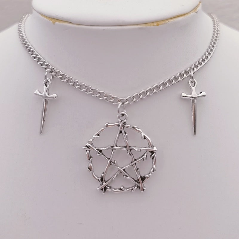 Wholesale Vintage Gothic Halloween Love Necklaces