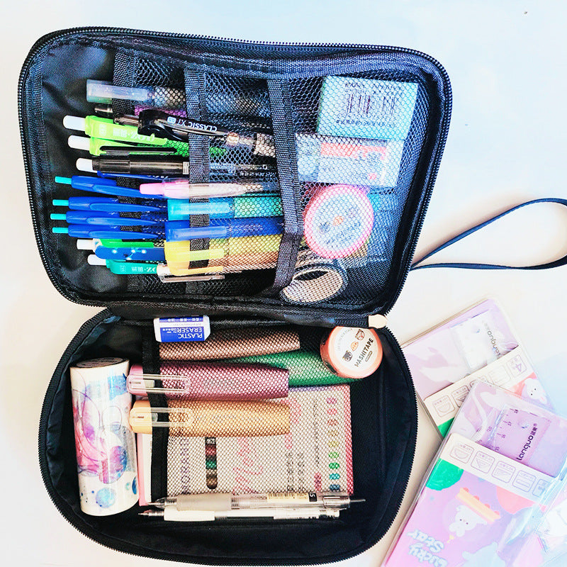 Wholesale 2023 Extra Large Capacity Portable Canvas Pencil Case