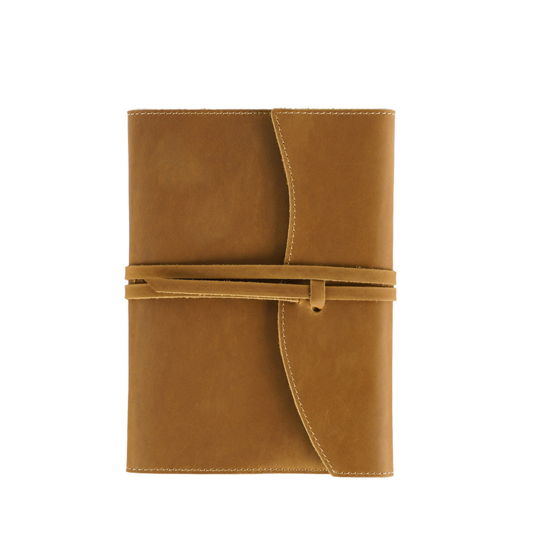 Wholesale A5A6 Top Layer Cowhide Protective Cover Fixed Page Notebook