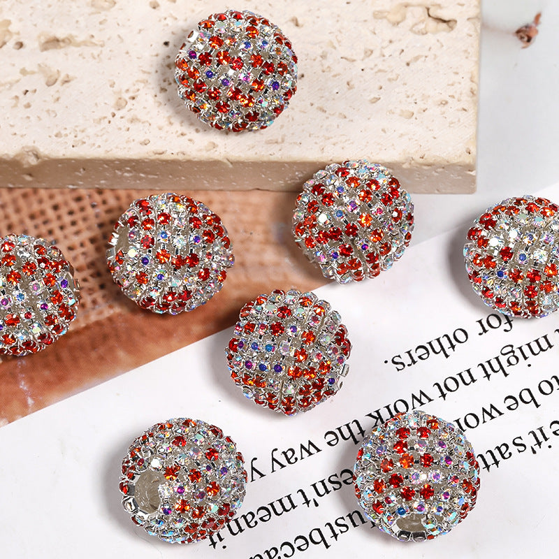 Wholesale 5PCS/PACK Colored Diamond Acrylic Beads