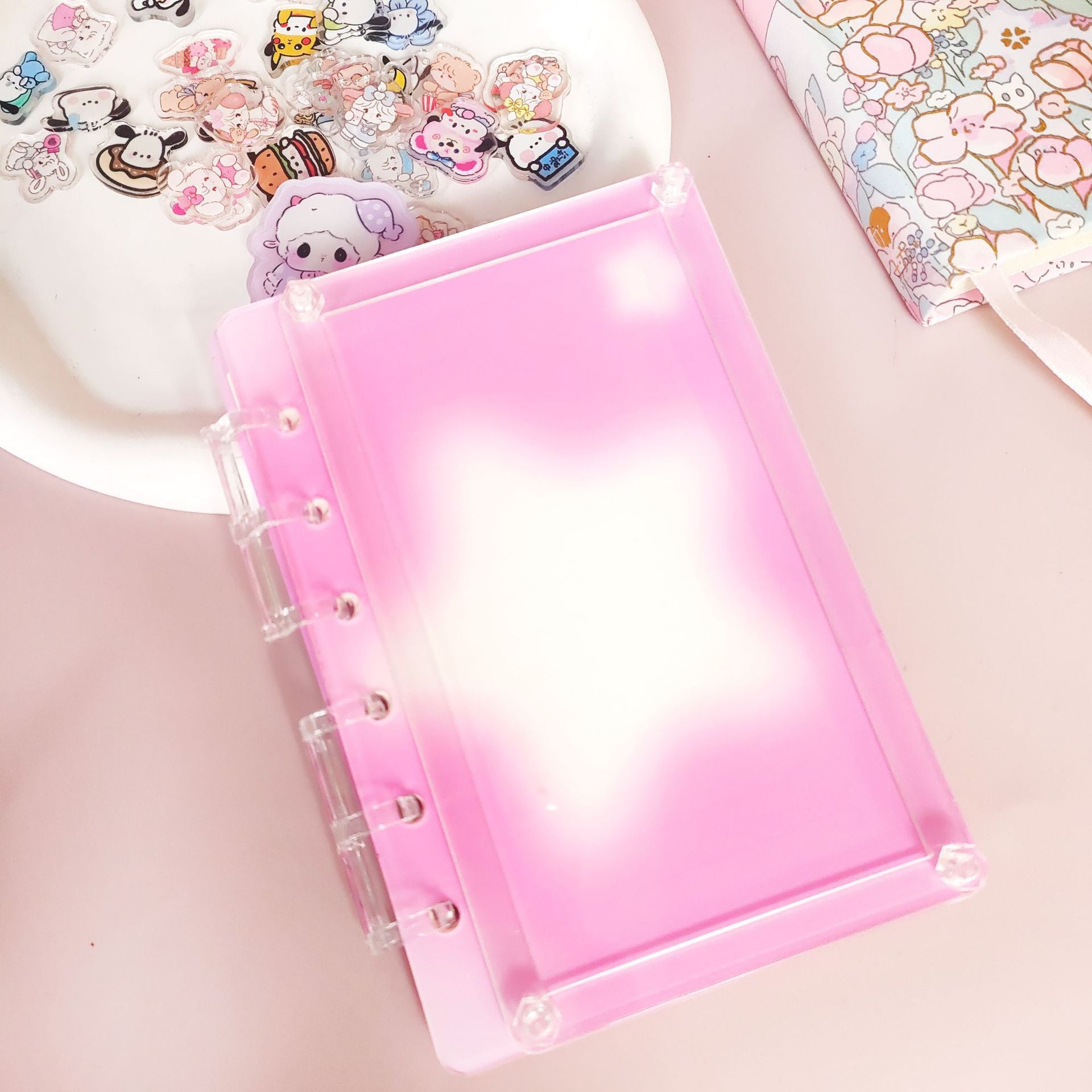 Wholesale Hot Sale A7&A5 Notebook Acrylic Quicksand Shake Notebook