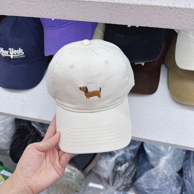 Wholesale Cute cartoon puppy baseball cap duckbill cap unisex