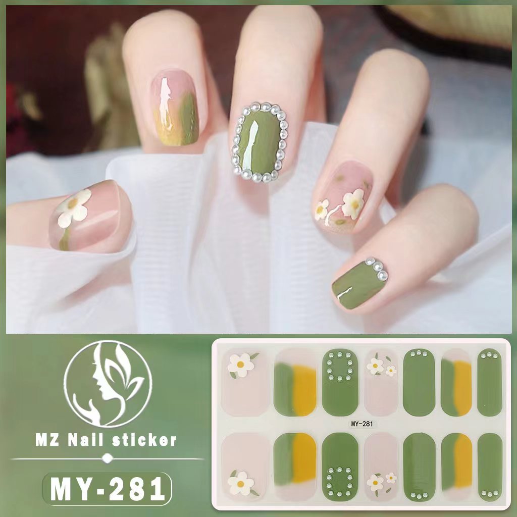 Wholesale MY Butterfly Baking Free Gel 5D Waterproof Diamond Like Nail Polish Stickers