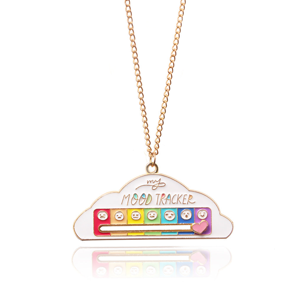 Wholesale Mood Expression Battery Power Creative Necklace