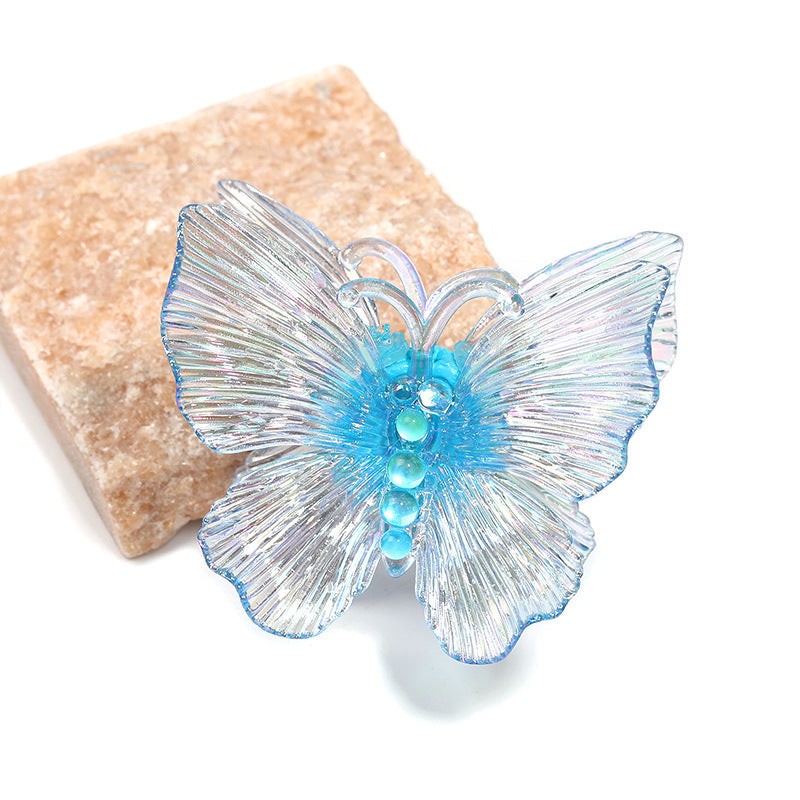 Wholesale 5pcs/pack 3D Resin Butterfly Through Hole DIY Wing Beads