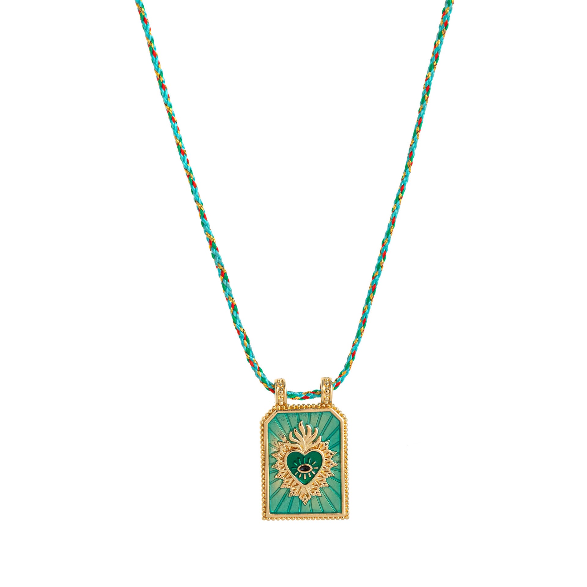 Wholesale Love Tarot Pendant Necklace Lucky Bead Chain Gold-plated Color Preservation