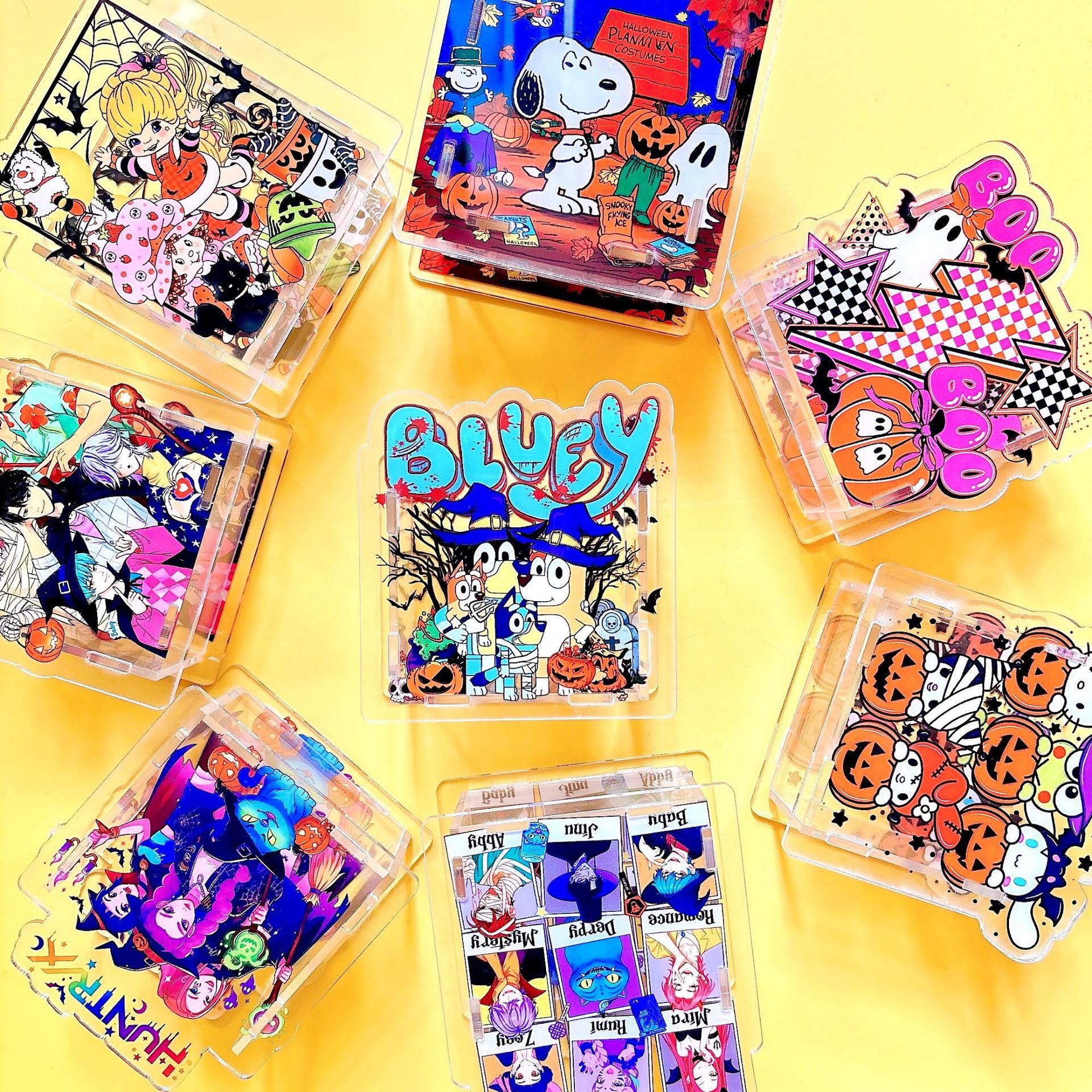 Wholesale 10cm acrylic pen holder pen box stationery storage