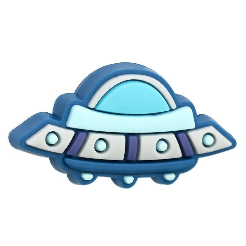 Wholesale  Random 100pcs Planet Series Soft Rubber Beads