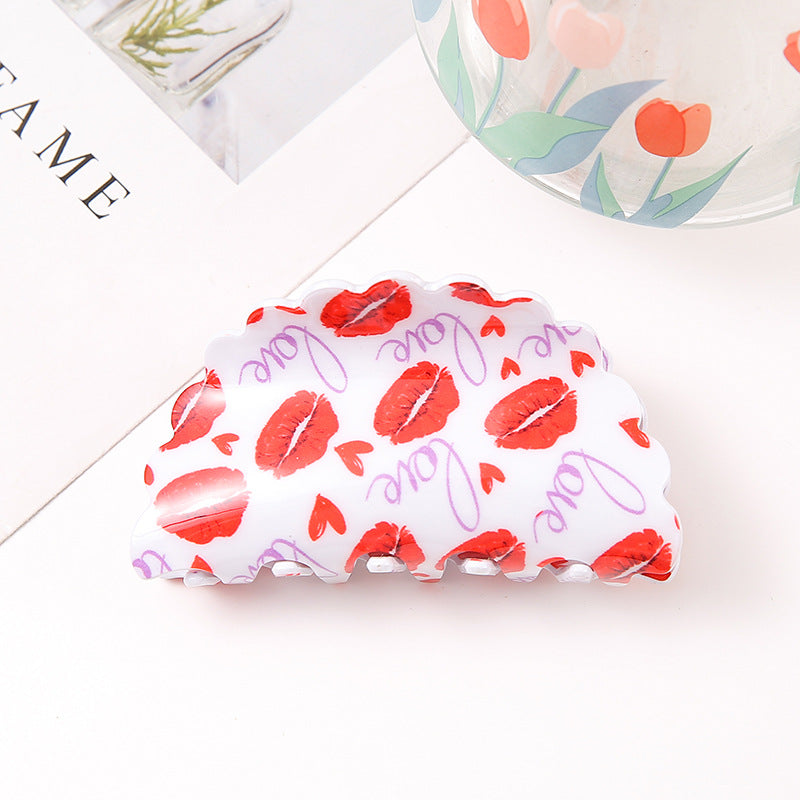 Wholesale Valentine's Day Acrylic Hair Clips