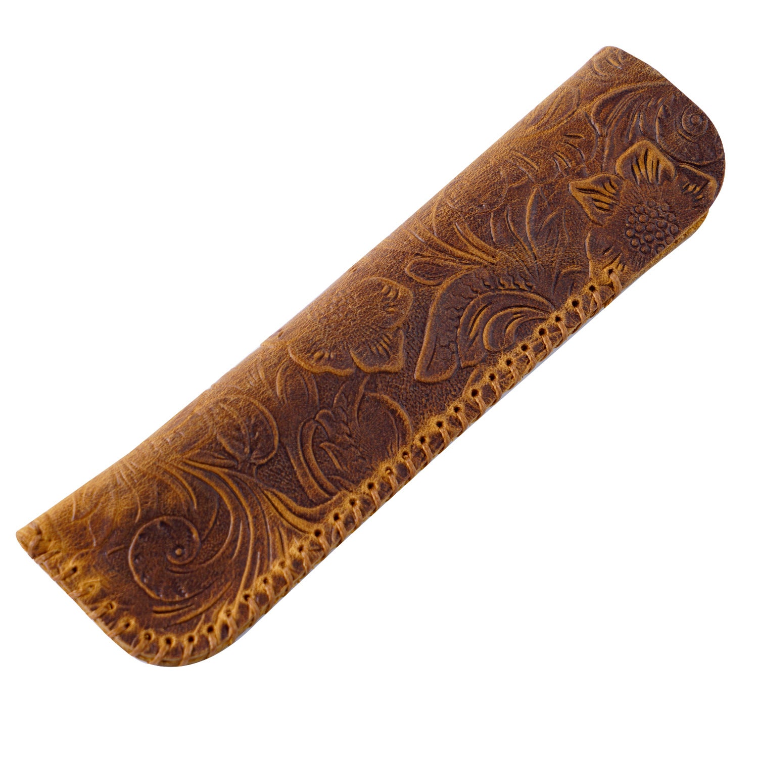 Wholesale Vintage Pencil Case Genuine Leather Knife Case