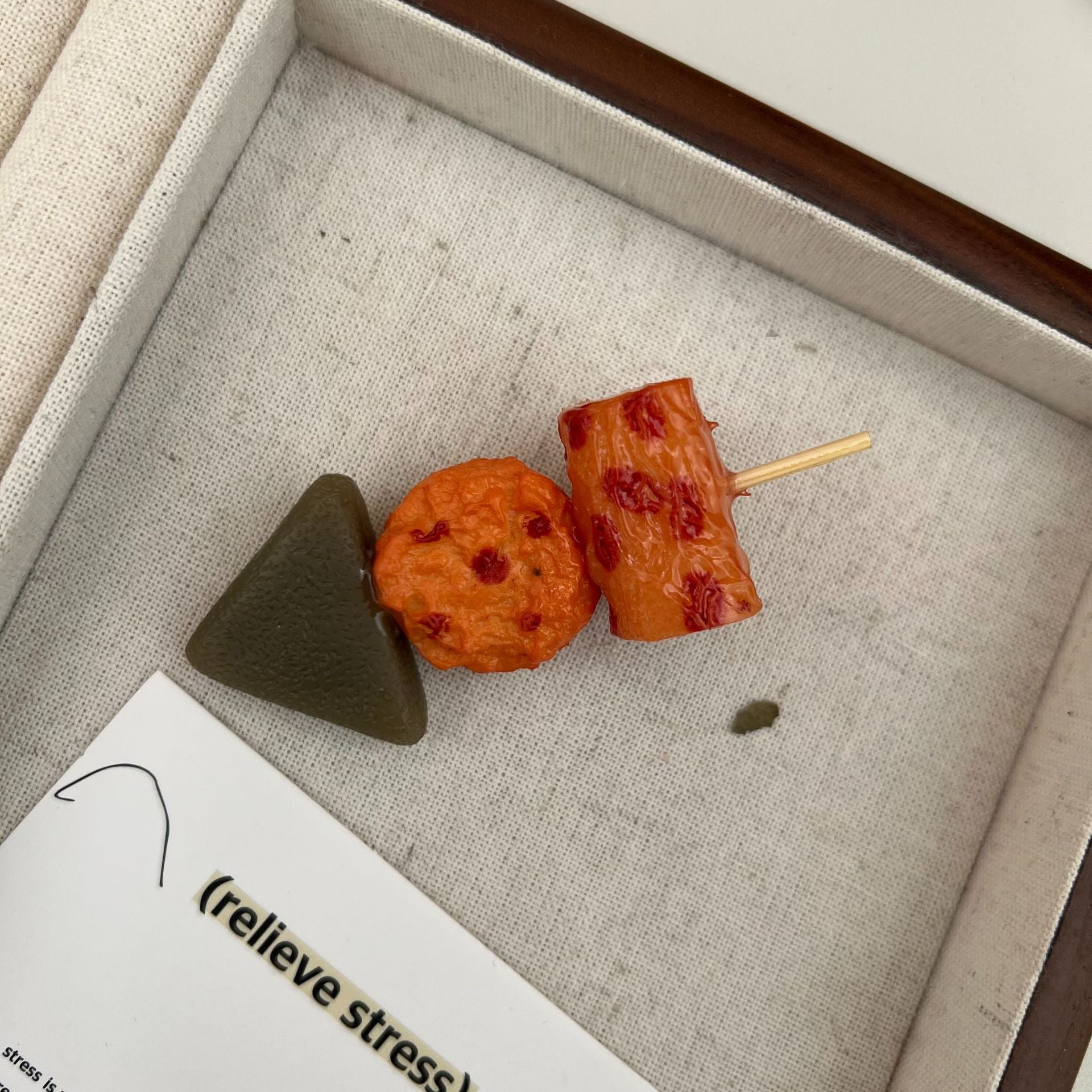 Wholesale Funny and Funny Simulation Food Grilled Skewers Hairpin