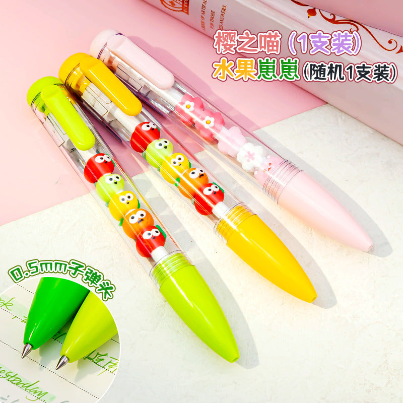 Wholesale DIY string gel pen black smooth ballpoint pen