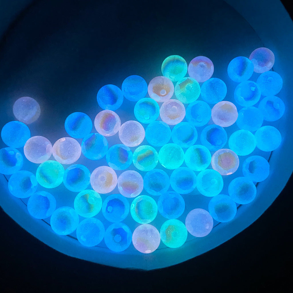 Al por mayor 10 piezas/paquete de 12 mm Mapei Luminus Light Flash Round Beads coloridos