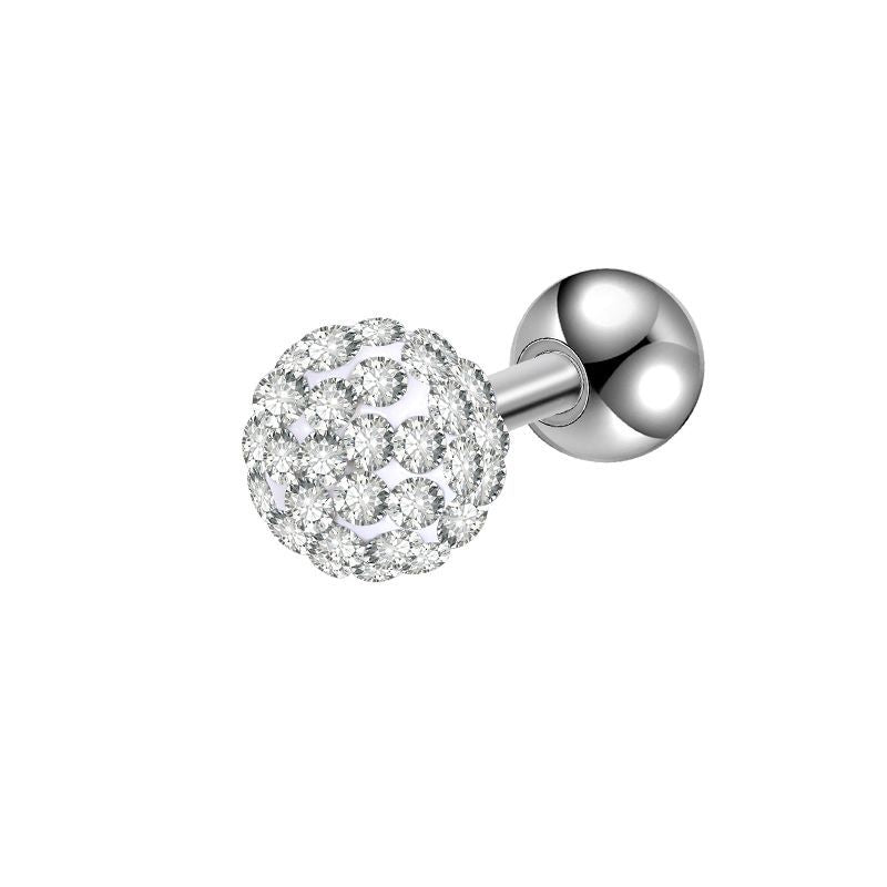 Wholesale Multi Drill Ball Titanium Steel Replacement Nails Earrings