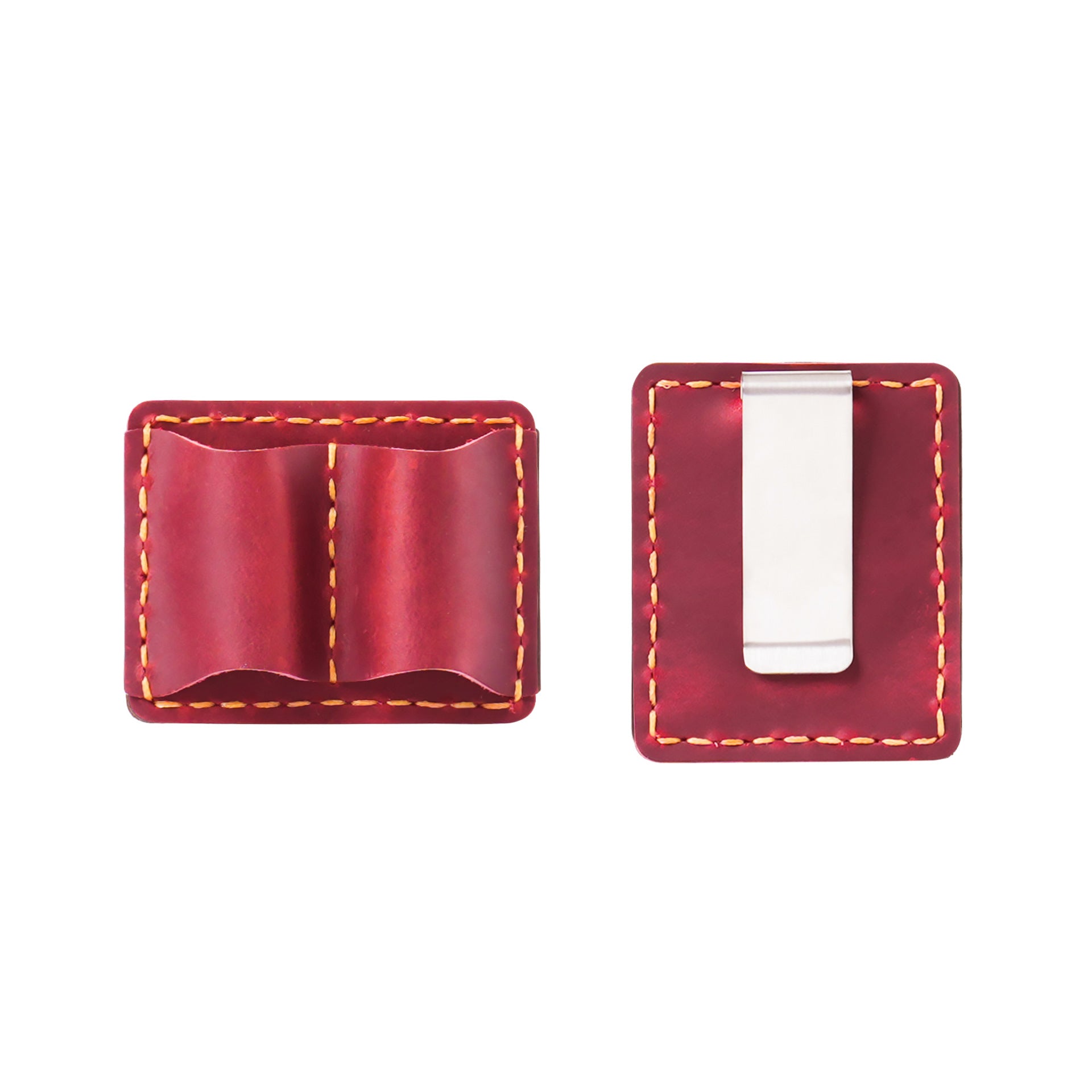 Wholesale Two top-grain cowhide leather notebook pen holders
