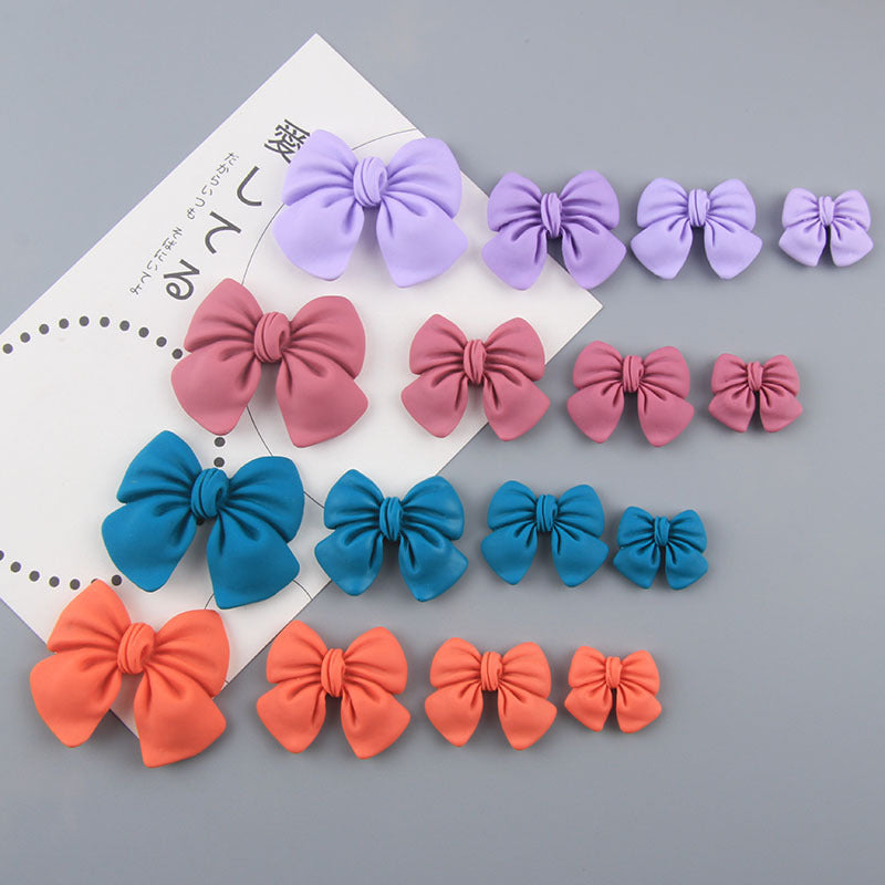 Wholesale Color Bow Resin Cream Glue Phone Case