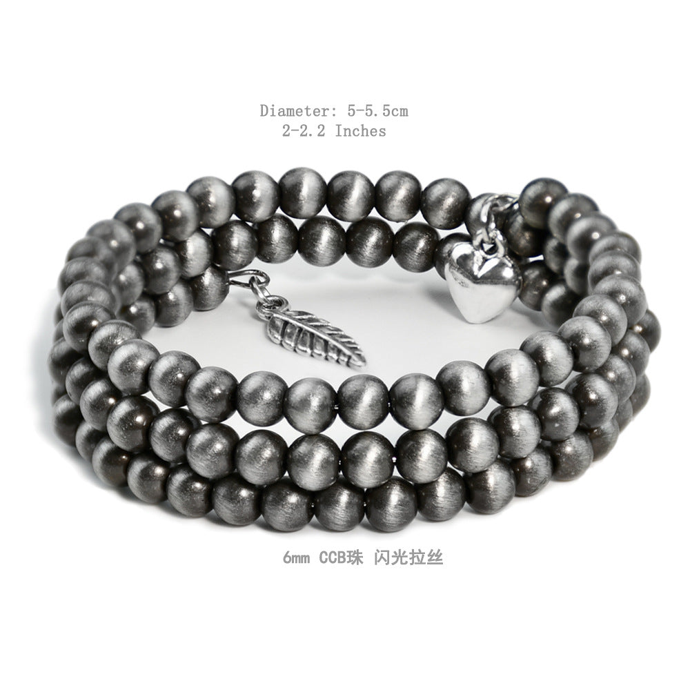 Wholesale Antique Tin Bracelets Retro Multi-layered Convergence