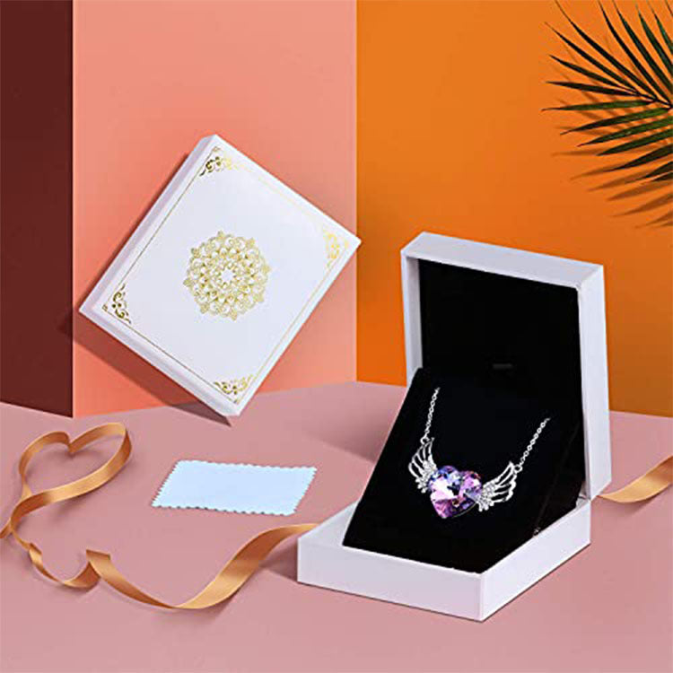 Wholesale Angel Wings Diamond Crystal Necklace