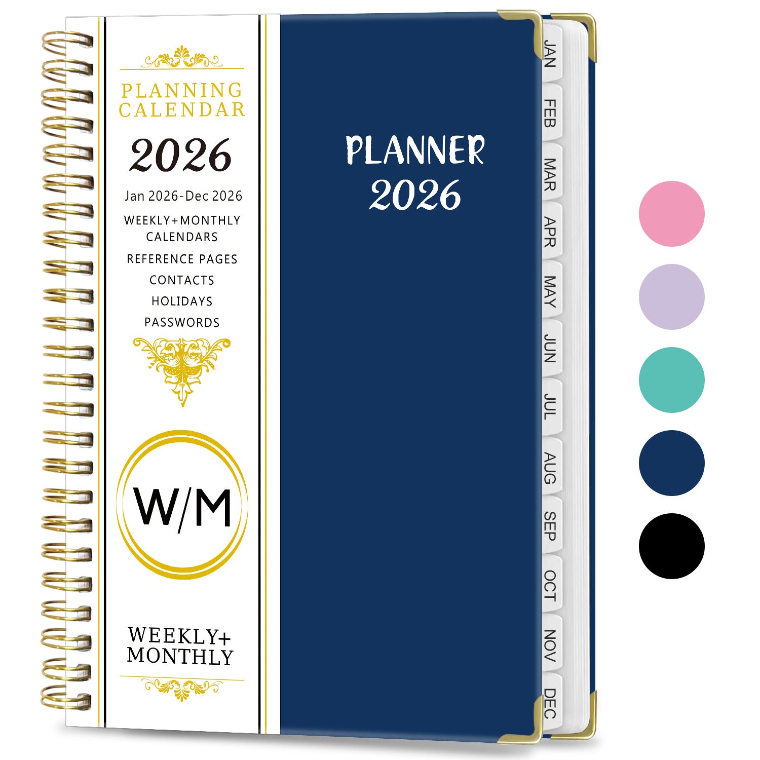 Wholesale Notebook A5 Coil Calendar Weekly Planner Work