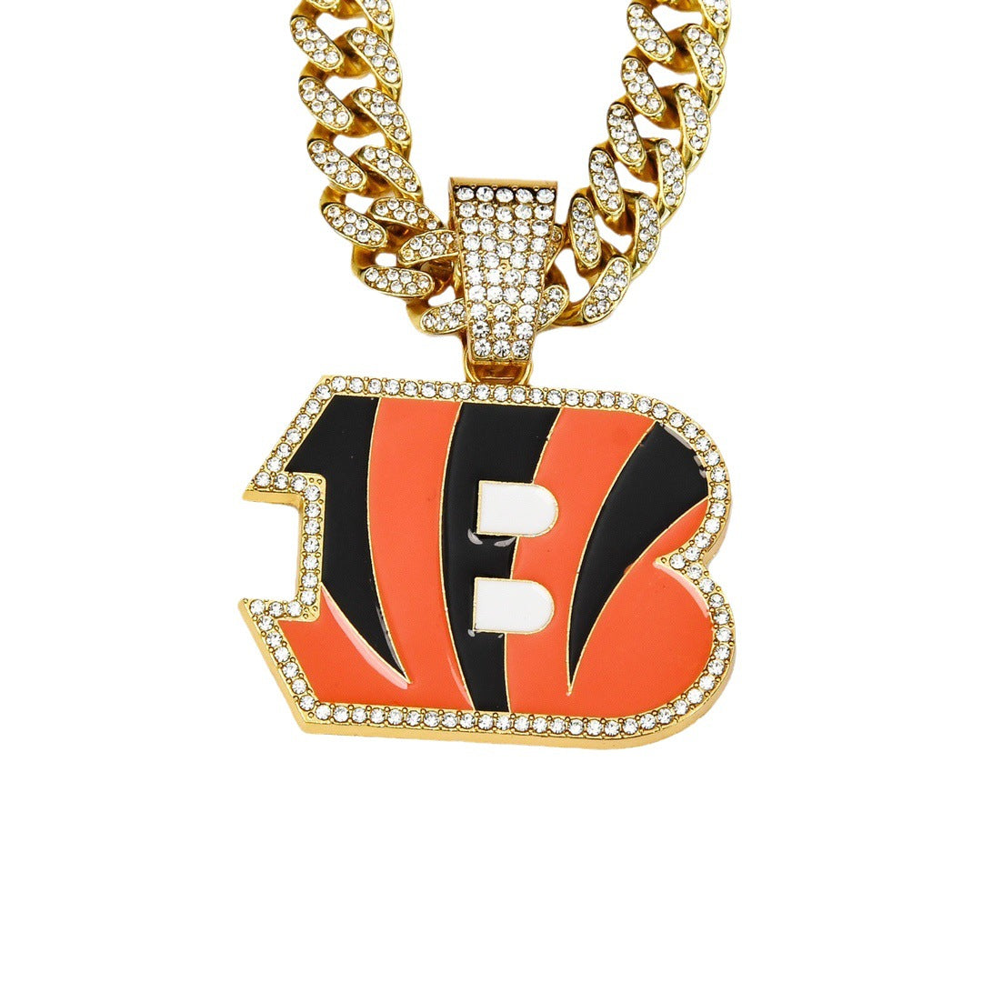 Wholesale Oil Drop Sports Pendant Necklace