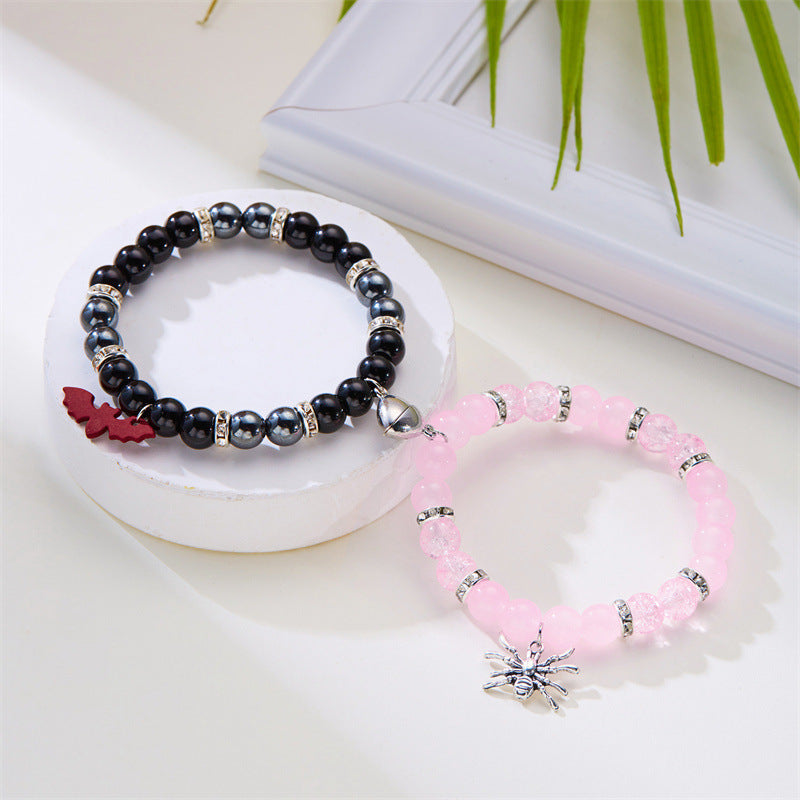Wholesale  Bat Heart Magnetic Bracelet