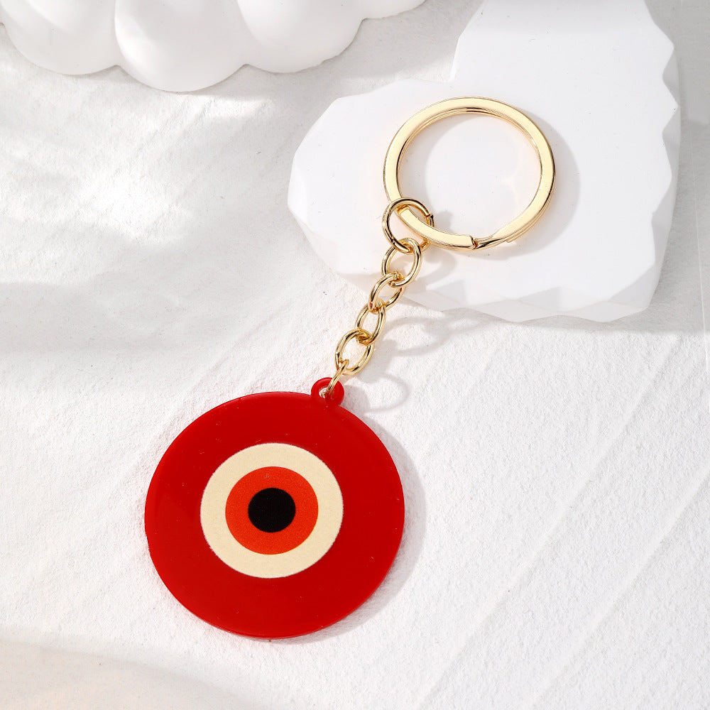 Wholesale Colorful Acrylic Devil's Eye Keychain