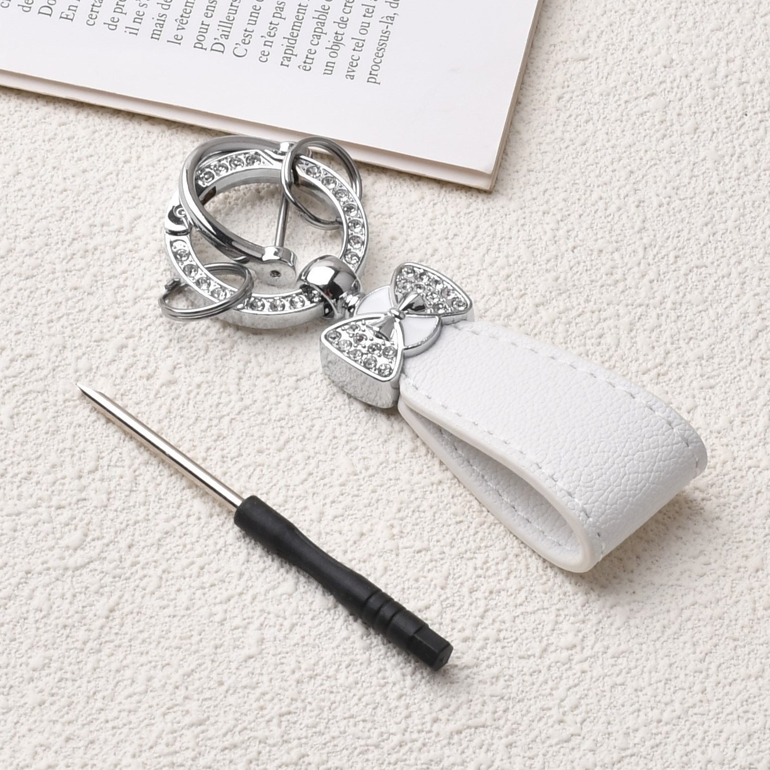 Wholesale Diamond Bow Bracelet Keychain