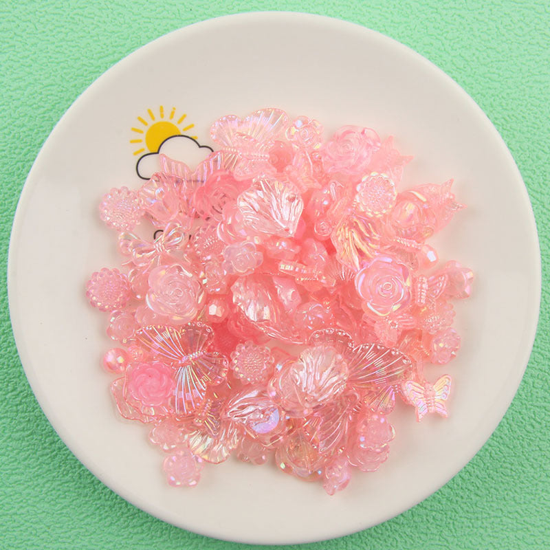 Wholesale 50pcs/pack Colorful Mixed Baroque Resin Cream Phone Case