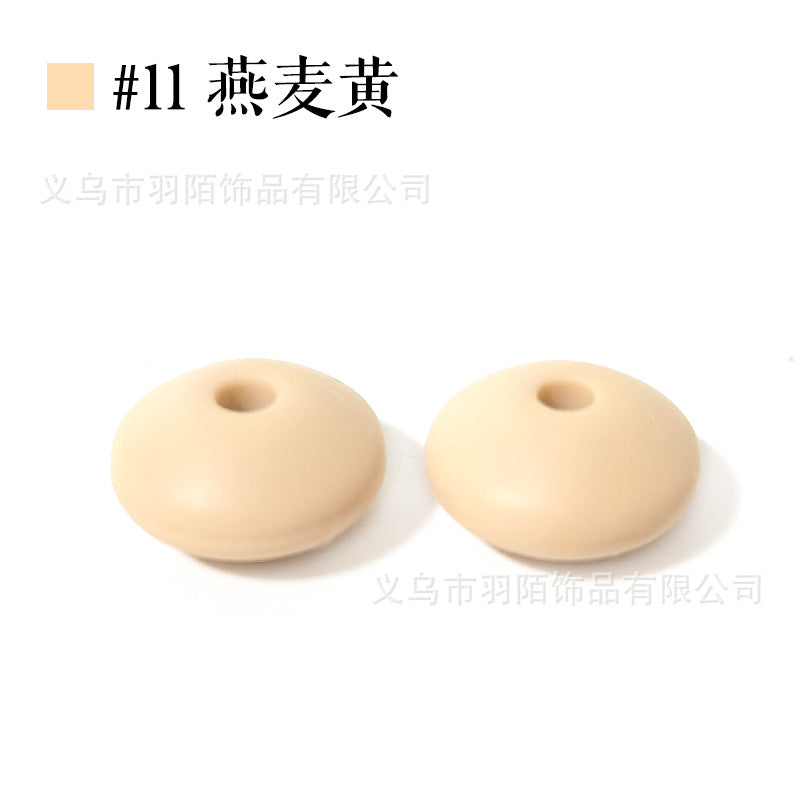 Wholesale 100PCS Silicone Abacus Beads