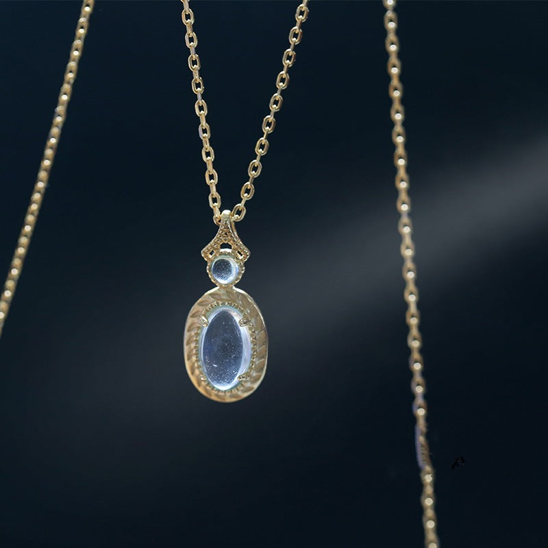 Wholesale Elegant Egg Shape Copper Necklaces