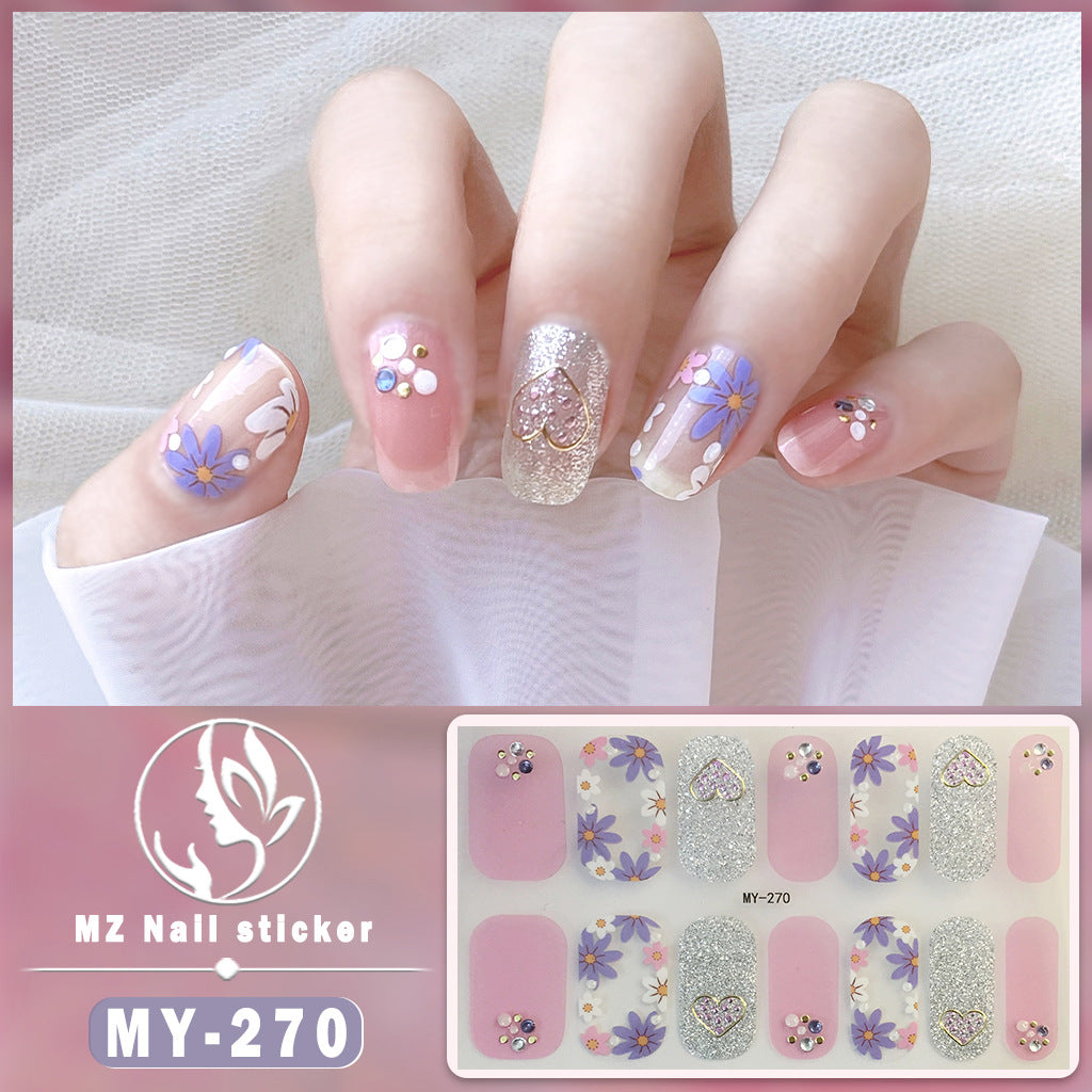 Wholesale MY Butterfly Baking Free Gel 5D Waterproof Diamond Like Nail Polish Stickers